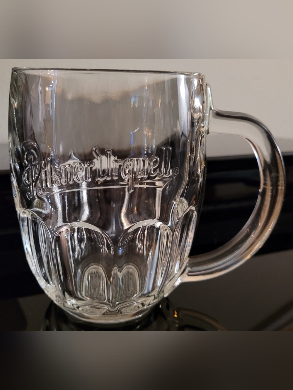 Pilsner Urquell Heavy Glass Beer Mug